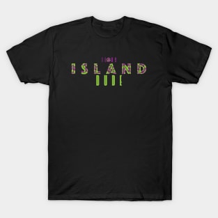 Texas-Style Dude in green and purple T-Shirt